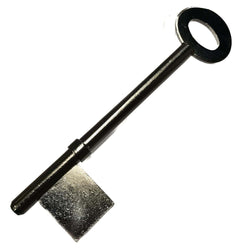 4 Gauge Rimlock Mortice Lock Key Blank Extra Long 5.89mm Diameter Steel Service Item Thunderfix 902883