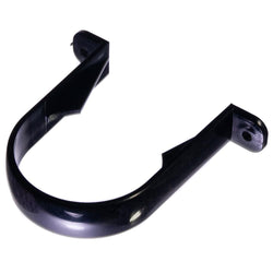 68mm Drain Pipe Down Pipe Rainwater Clip Round Black RC1 | Floplast Pipe Clips Floplast 100473