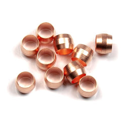 6mm Compression Olives Copper For 6mm Copper Plumbing Pipe (Pack of 10) Compression Olives Thunderfix 100279