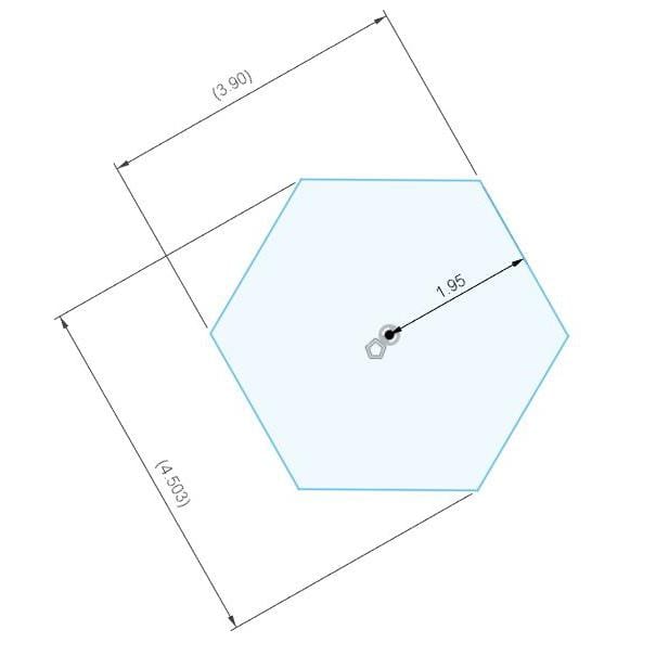 Chubb Yale Hexagonal Window Key Window Lock Key 8K101, 8K106, 8K123 4.5mm Window Keys Chubb 100111