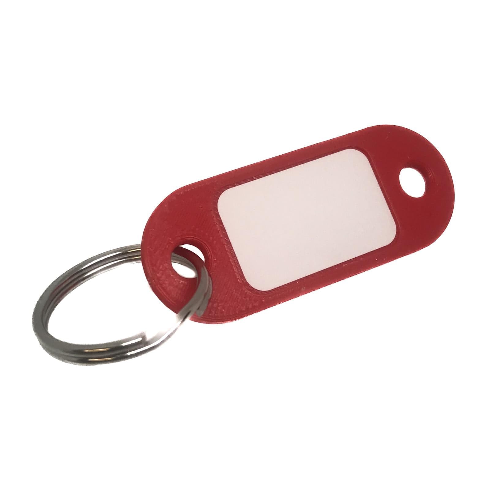 Key Tag Red 21mm x 51mm | Thunderfix Service Item Thunderfix 903304