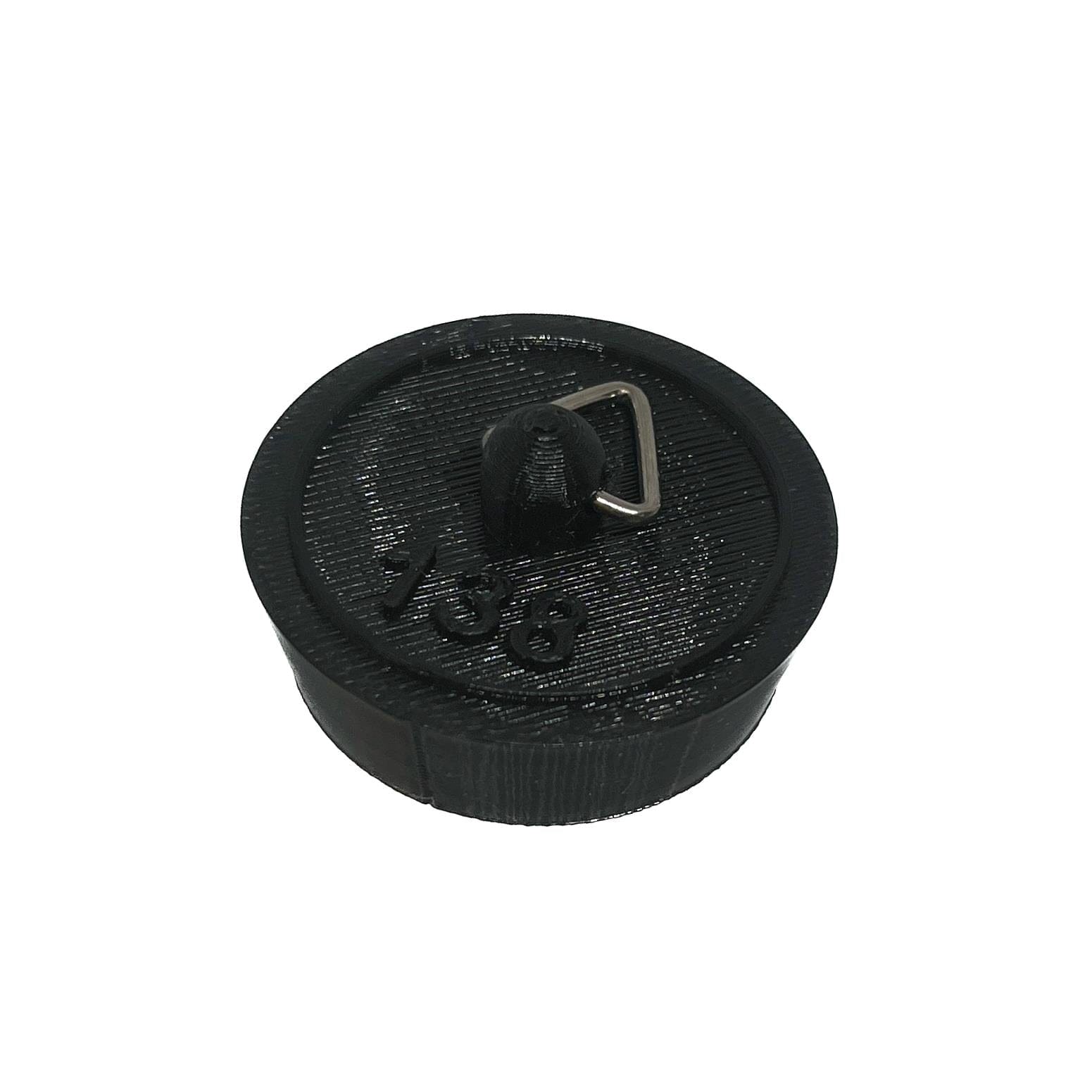 Sink Bath Plug Black Tapered Suits 33mm to 38mm Openings 1 3/8" - 36mm Service Item Thunderfix 903488