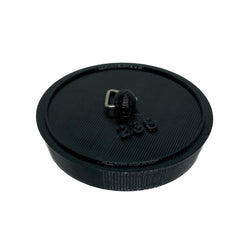 Sink Bath Plug Black Tapered Suits 57mm to 62mm Openings 2 3/8" - 60mm Service Item Thunderfix 903425