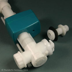 Toilet Cistern Inlet Float Valve Universal Side and Bottom Entry 1/2" BSP or 3/8" BSP Float Valves Viva 100172