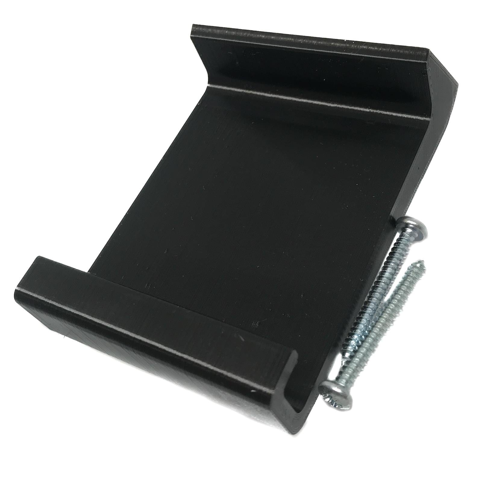Under Shelf or Cabinet Mobile Phone Horizontal Phone Display in Black with Fixings Service Item Wayward Media 902814