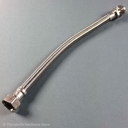 15mm x 1/2" BSP Flexible Tap Connector 300mm Long - Thunderfix Hardware