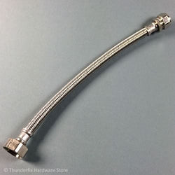 15mm x 3/4" BSP Flexible Tap Connector 300mm Long - Thunderfix Hardware