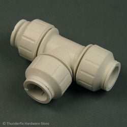 22mm Pushfit Equal Tee John Guest Speedfit Plumbing Fittings - Thunderfix Hardware