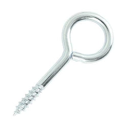 30mm x 6g Screw Eye Zinc Plated | (Singles) Screw Eyes Thunderfix 900142