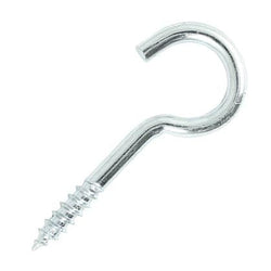 55mm x 8g Screw Hook Zinc Plated | (Singles) Screw Hooks Thunderfix 900140