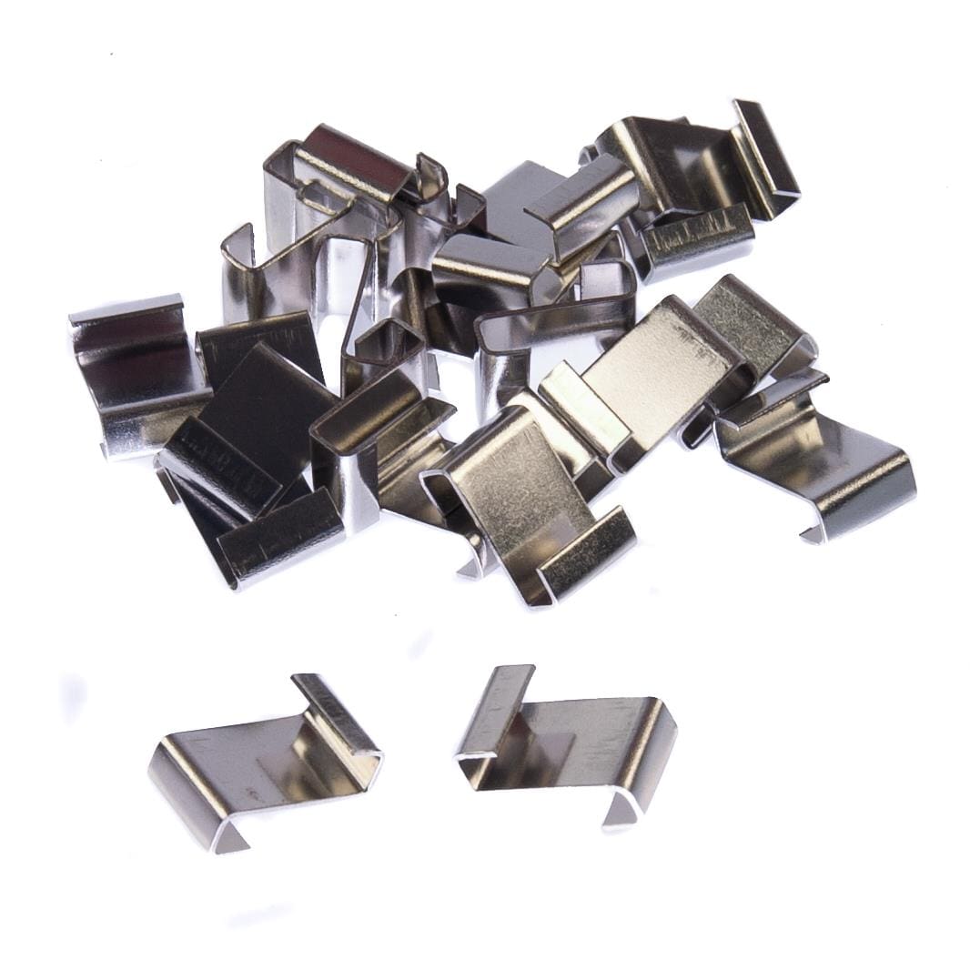 Aluminium Lap Clips for Greenhouse Glazing Repairs (Pack of 25) Greenhouse Fittings Thunderfix 901532