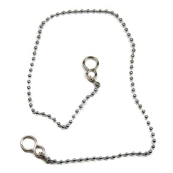 Bath Ball Chain Chrome Plated 450mm 18" Long Plug Chain - Thunderfix Hardware