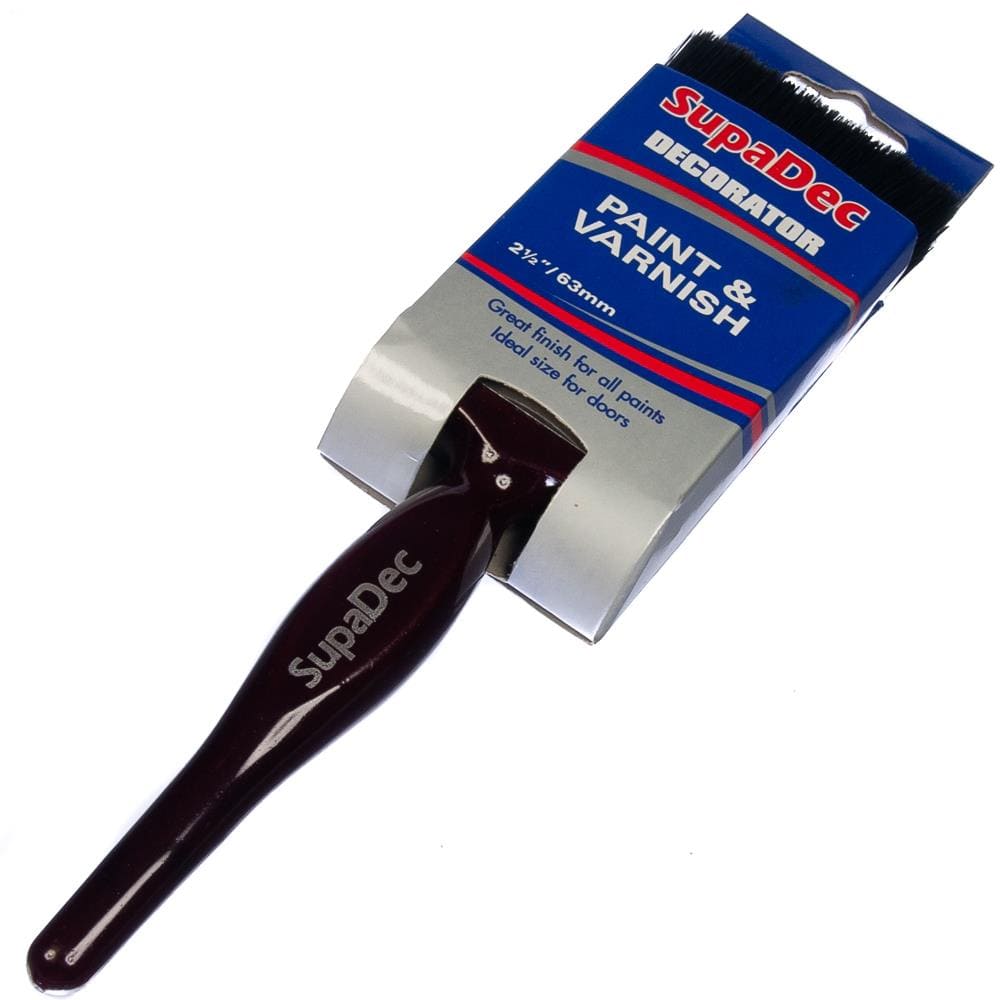 Decorator Paint & Varnish Brush 2.5"/63mm | SupaDec Paint Brushes SupaDec 900896