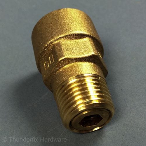 Gas 1/2" BSP Straight Bayonet Socket Cooker Fitting EN15069 CE Marked - Thunderfix Hardware