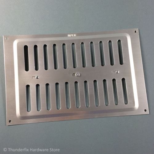 Hit & Miss Air Ventilation Grille 9" x 6" Aluminium - Thunderfix Hardware