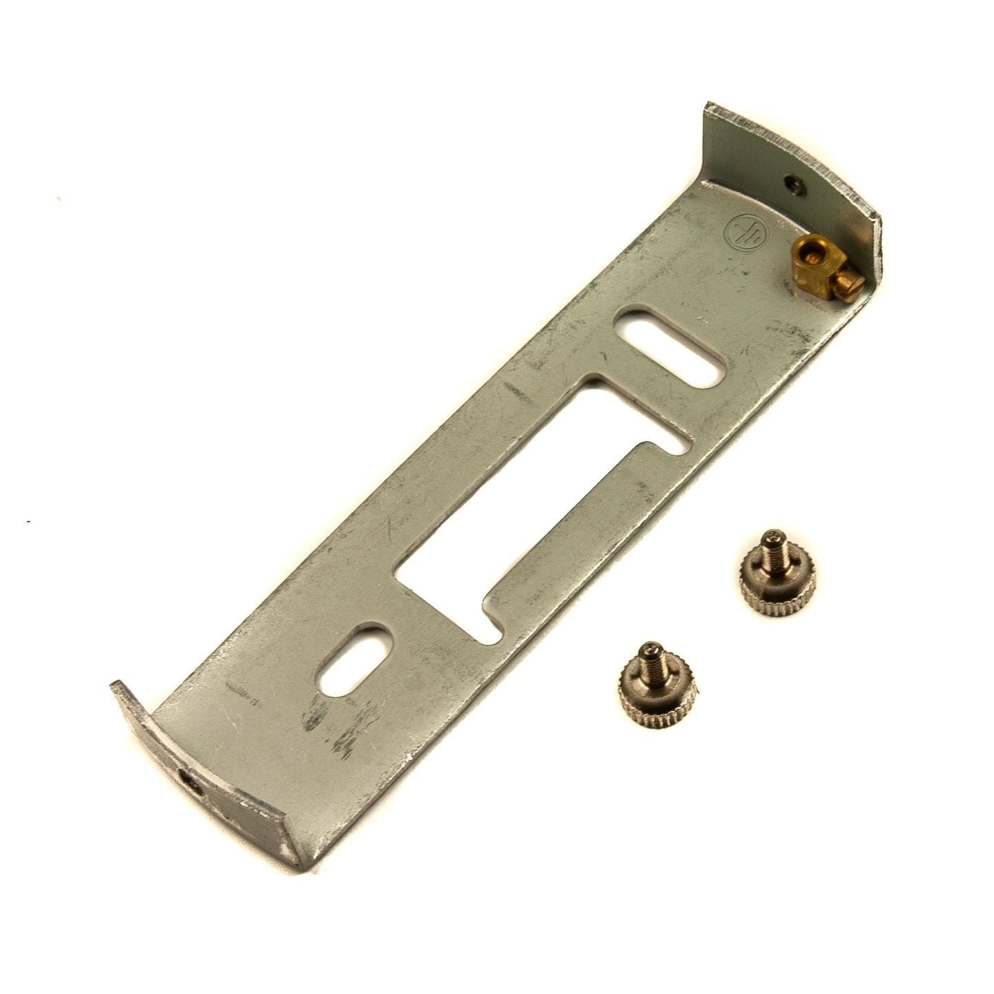 Lighting Fixture Ceiling Plate Bracket Plate Earthed 97mm with Nickel Screws - Thunderfix Hardware