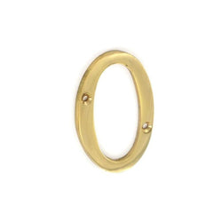 Number 0 Brass 75mm | S2500 | Securit Service Item Securit 901227