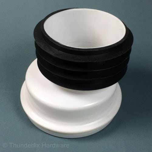 Offset WC Toilet Pan Connector to 110mm Soil Pipe - Thunderfix Hardware