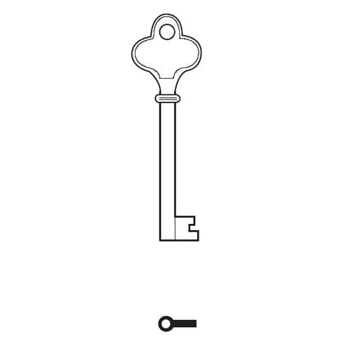 Replacement Wardrobe Key Furniture Key suitable for Asro Type Locks Furniture Keys Thunderfix 100073