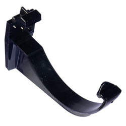 Round Fascia Bracket 112mm Black Gutter / Guttering Fixing Clip RK1 | Floplast Service Item Floplast 901503