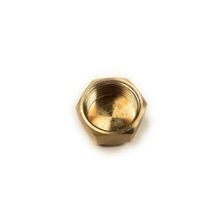 Stop End Cap 3/8" BSP Blanking Cap Brass Fits 15mm Thread - Thunderfix Hardware