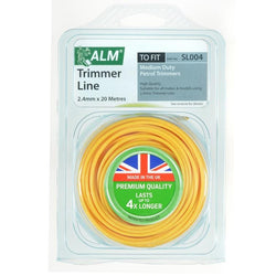 Strimmer Wire Trimmer Line 2.4mm 20m Yellow | ALM Service Item ALM 901312