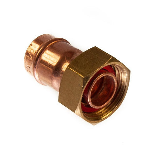 15mm x 1/2" BSP Solder Ring Straight Tap Connector