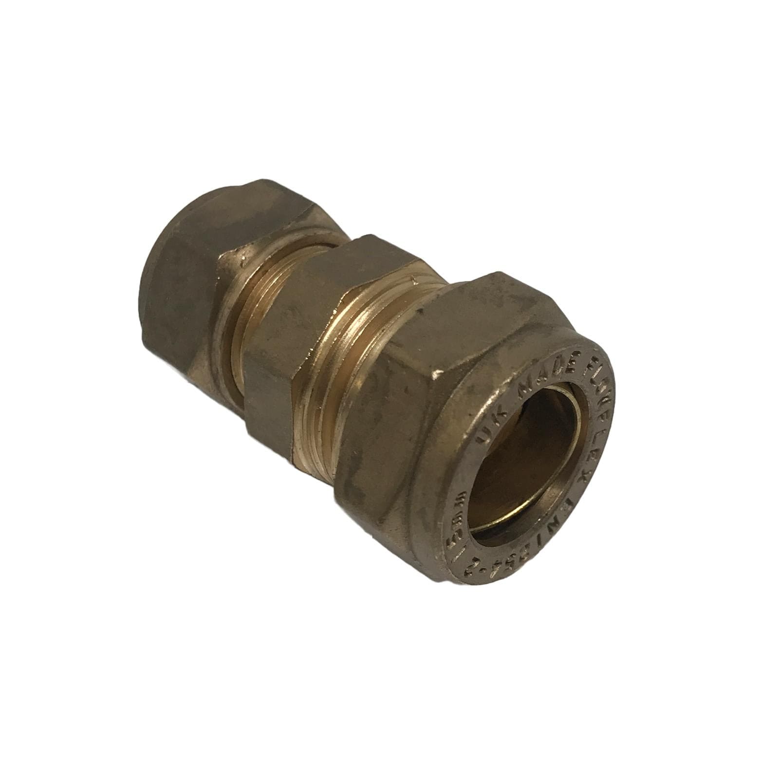15mm x 12mm Compression Reducer Coupling Brass - Plumbing Pipe Joints ...