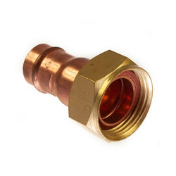 15mm x 3/4" BSP Solder Ring Straight Tap Connector Solder Ring Fittings Thunderfix 901015