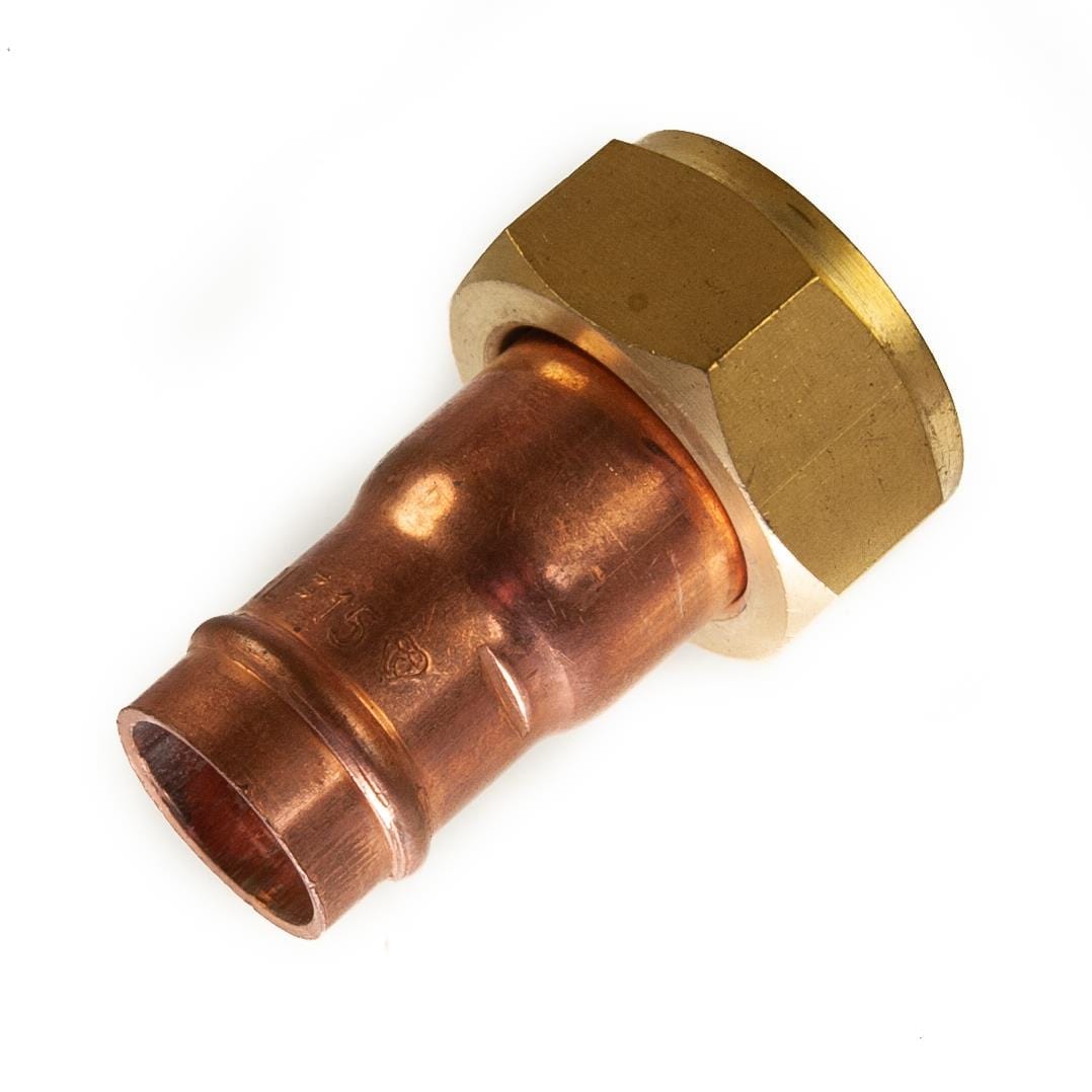 15mm x 3/4" BSP Solder Ring Straight Tap Connector Solder Ring Fittings Thunderfix 901015