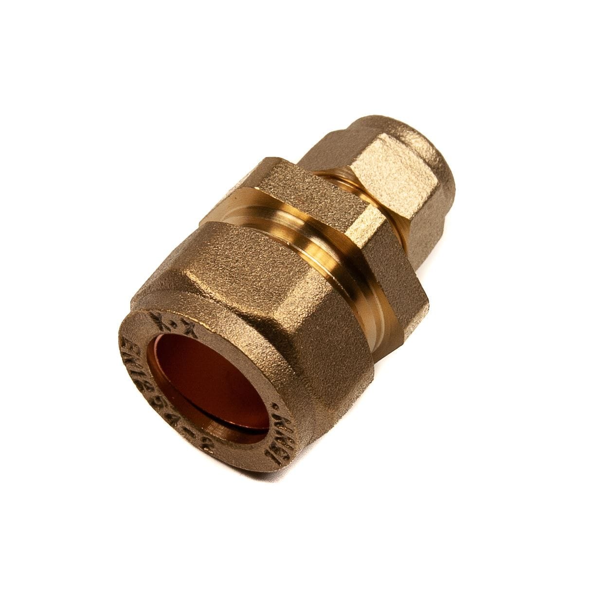 15mm x 8mm Compression Reducer Coupling Brass Compression Reducing Couplings Thunderfix 100015