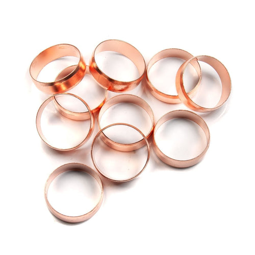 22mm Compression Olives Copper For 22mm Copper Plumbing Pipe (Pack of 10)