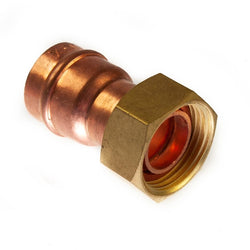 22mm x 3/4" BSP Solder Ring Straight Tap Connector Solder Ring Fittings Thunderfix 901016
