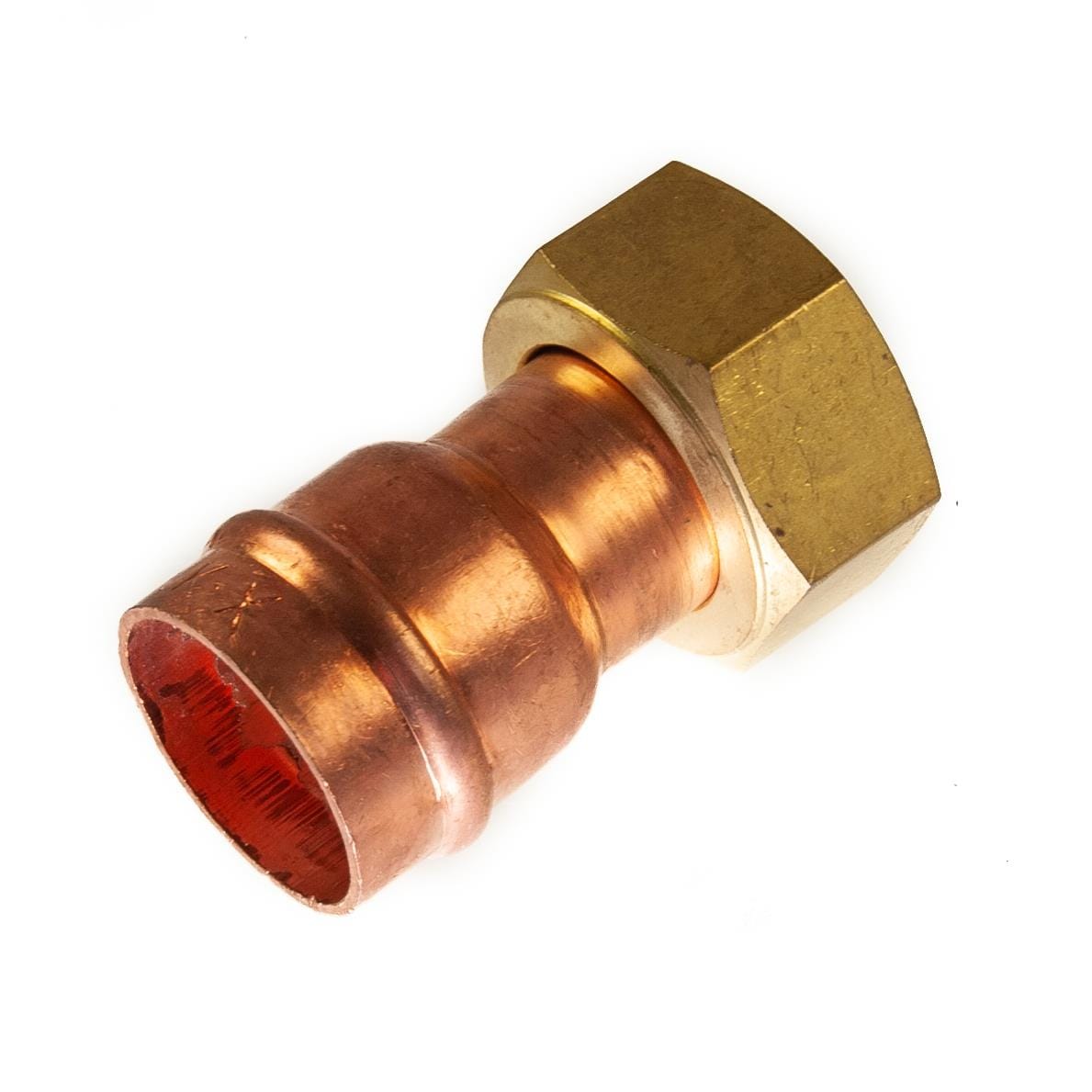 22mm x 3/4" BSP Solder Ring Straight Tap Connector Solder Ring Fittings Thunderfix 901016