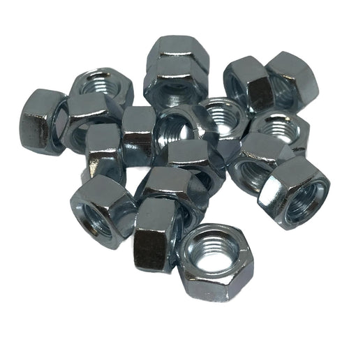 5/16 - 24UNF Full Nut BS 1768 Grade 1 Zinc Plated (Pack of 20)