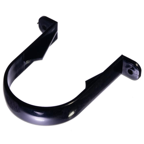 68mm Drain Pipe Down Pipe Rainwater Clip Round Black RC1 | Floplast