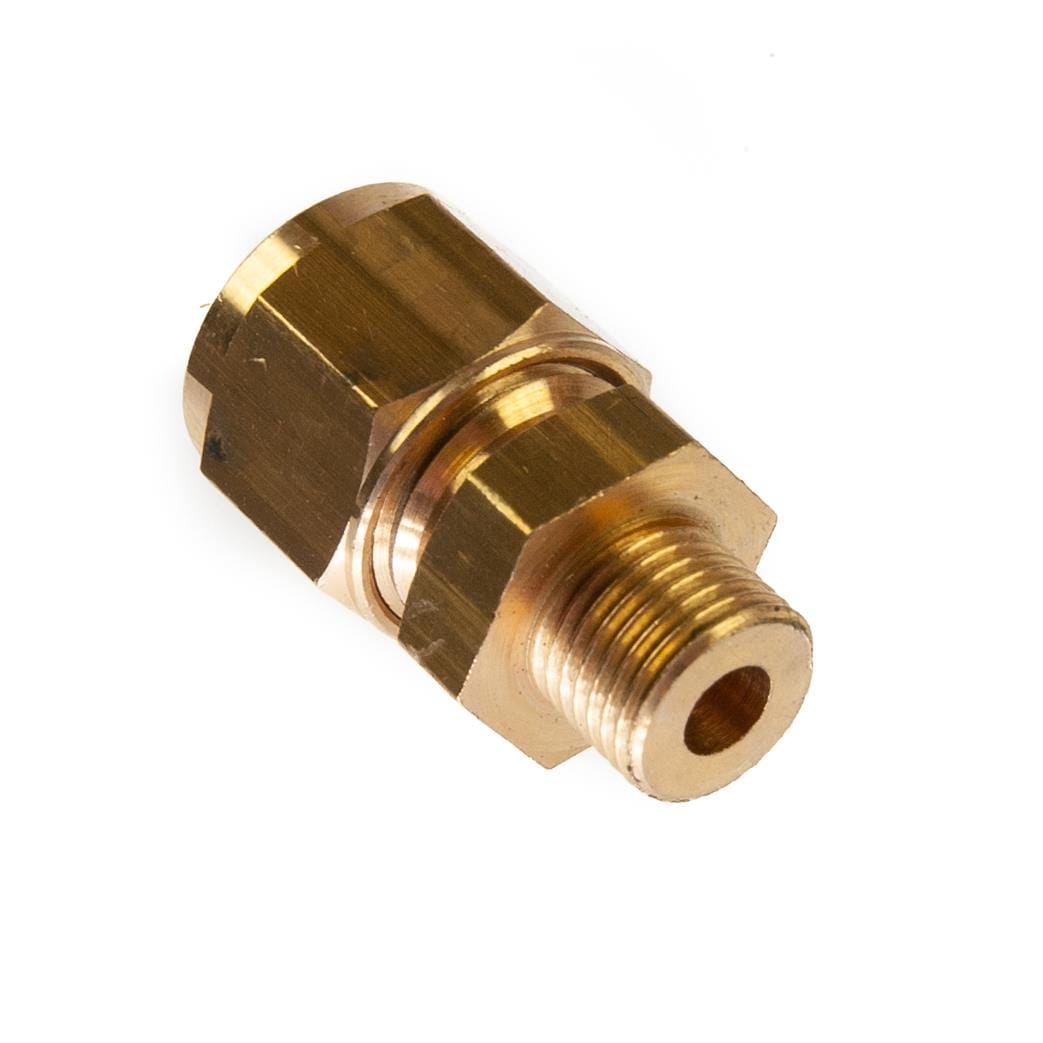 6mm x 1/8" BSP Adaptor Male Straight Compression Coupling Brass CxMI Service Item Thunderfix 901572