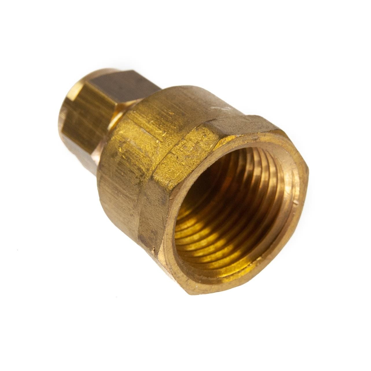 8mm x 1/2" BSP Female Compression Coupling Brass CxFI Compression Female Adaptors Thunderfix 901561