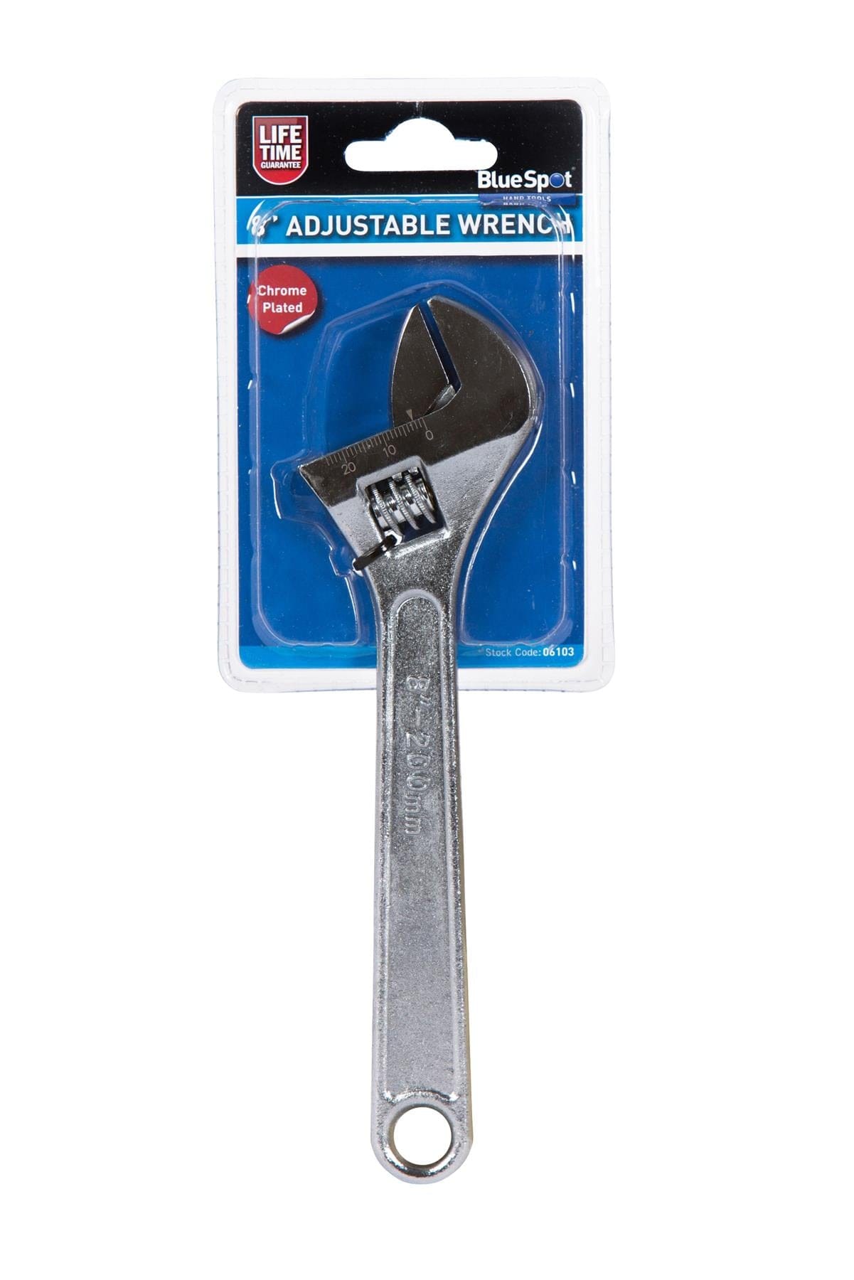 Adjustable Wrench 200mm - 8" | Bluespot Tools Service Item Bluespot Tools 902857