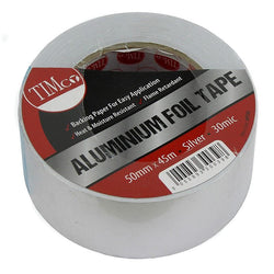 Aluminium Foil Tape 50mm x 45m | Timco Foil Tape Timco 900103