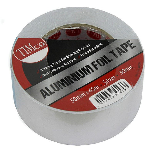 Aluminium Foil Tape 50mm x 45m | Timco