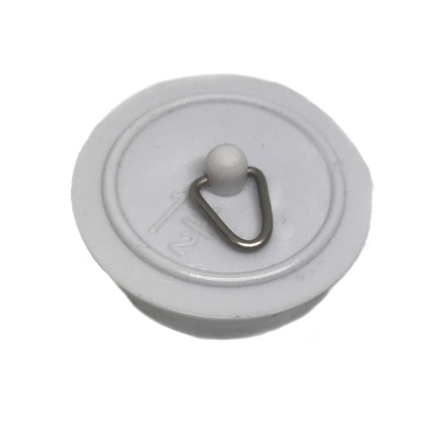 Basic Sink Plug White 1 1/2"