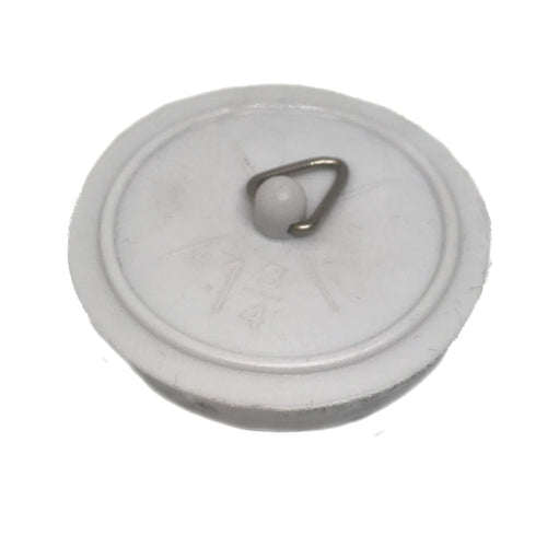 Basic Sink Plug White 1 3/4"