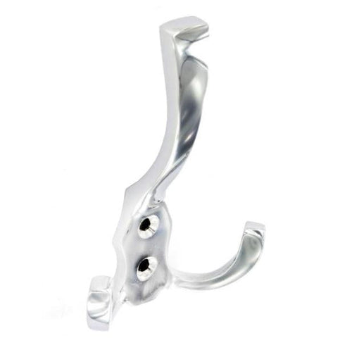 Chrome Triple Hat and Coat Hook 125mm | S2979 | Securit