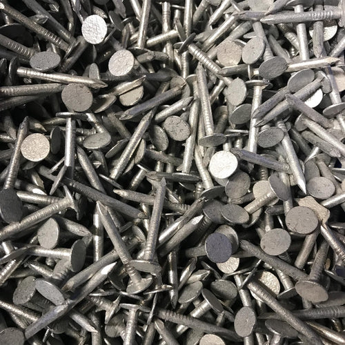 Clout Nails 1 1/4" x 11g -  30 x 3.00mm Galvanised Shed Felt Repair 100grams (Approx. 45)