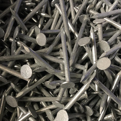 Clout Nails 2" x 11g -  50 x 3.00mm Galvanised Shed Felt Repair 100grams (Approx. 25) Service Item Thunderfix 902821