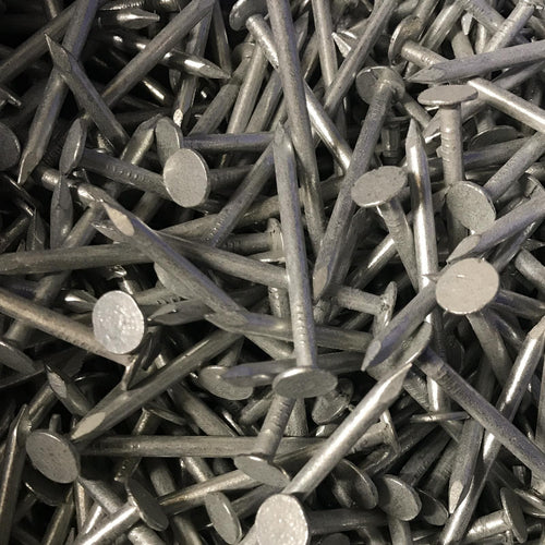 Clout Nails 2" x 11g -  50 x 3.00mm Galvanised Shed Felt Repair 100grams (Approx. 25)