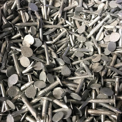 Clout Nails 3/4" x 11g -  20 x 3.00mm Galvanised Shed Felt Repair 100grams (Approx. 70) Service Item Thunderfix 902817