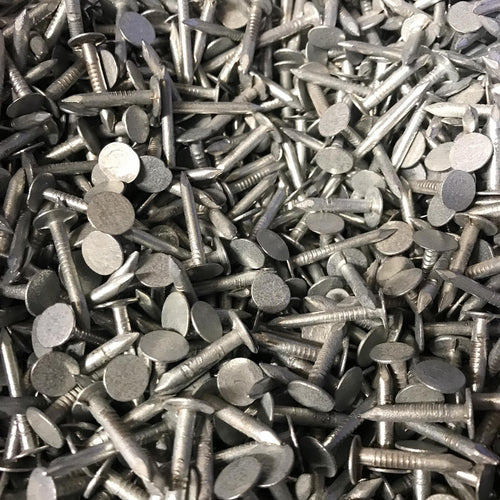 Clout Nails 3/4" x 11g -  20 x 3.00mm Galvanised Shed Felt Repair 100grams (Approx. 70)