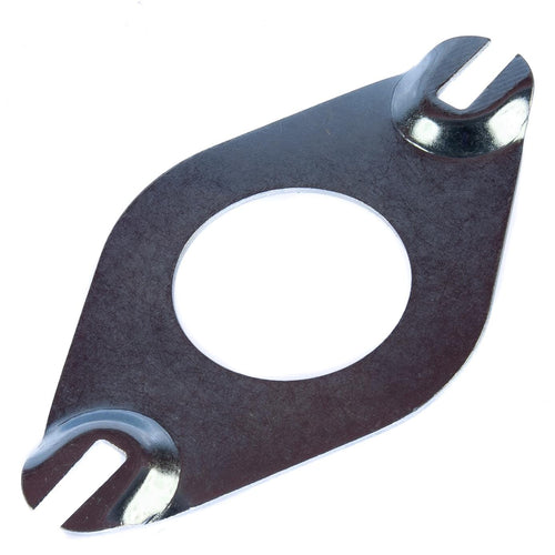Cranked Close Coupling Plate WC Cistern 2" BSP - 61mm Diameter